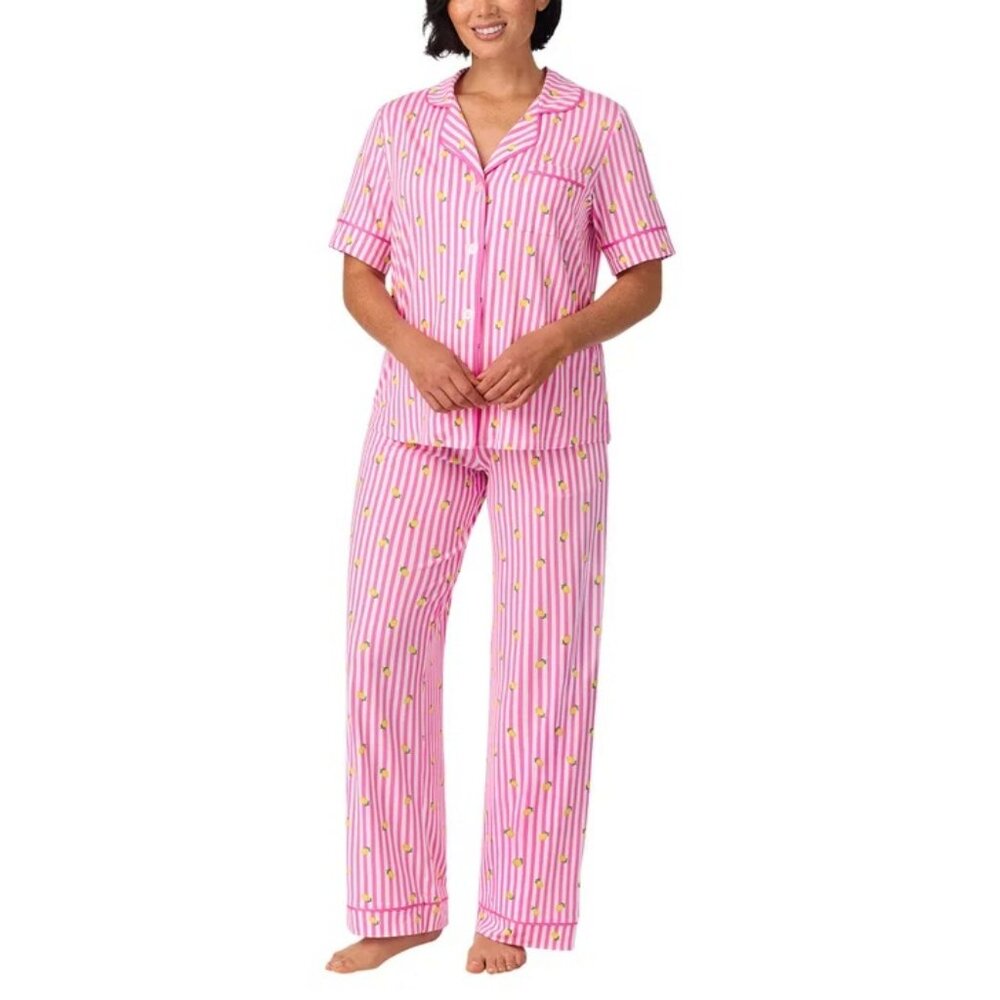 Room Service Women's Notch Collar‎ Pajama Set